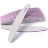 2 Pack Nail File and Buffer, Professional Manicure Shiner Block, Double-Sided Shaping Tool for Natural Nails