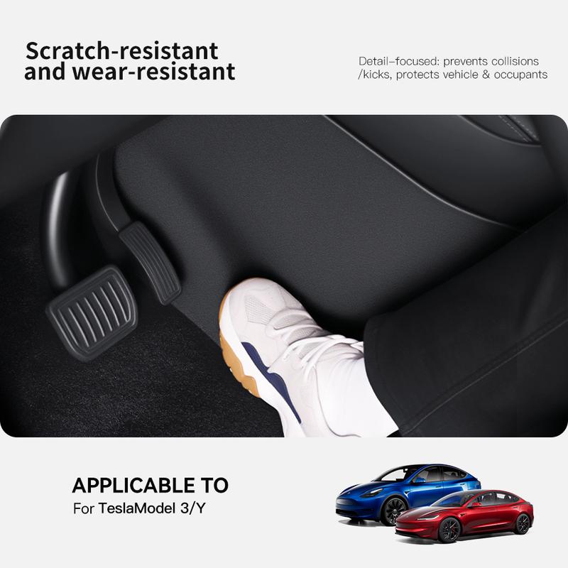 YZ For Tesla Model 3/Y/YL Highland Juniper 2026 TPE Central Control Side Anti Kick Pad Anti-dirt Protective Protecto