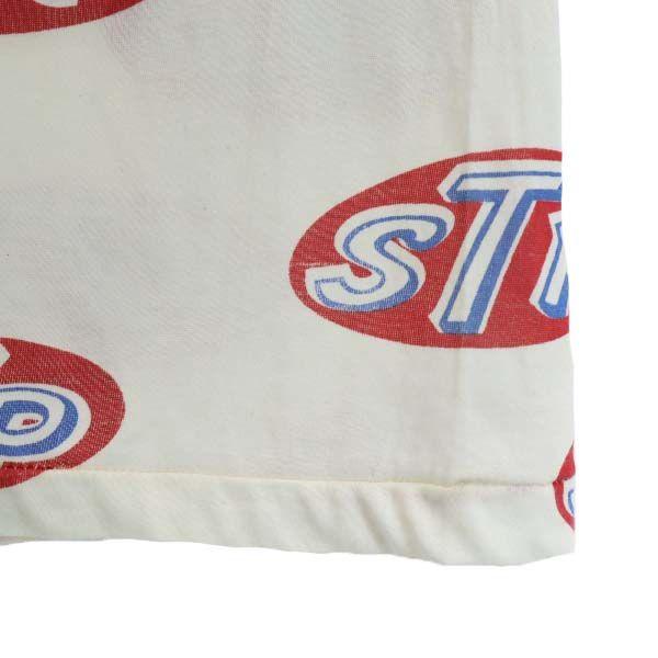 70s USA Made Dead Stock STP Logo All-over Print Short Sleeve T-shirt M Men's Used