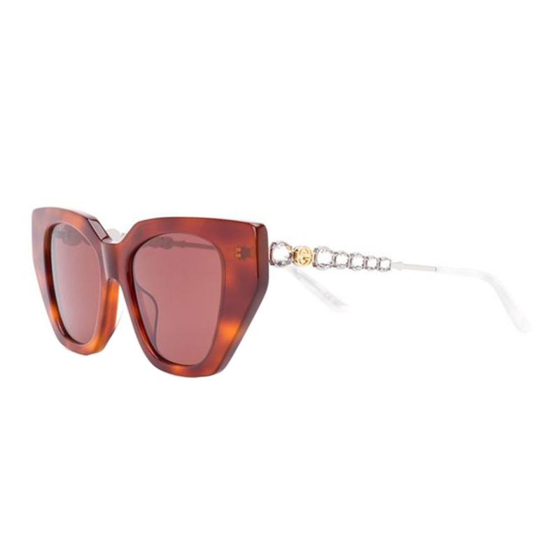 

GUCCI Sunglasses Women s Brown/Silver F
