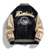 Baseballjakke Herre Mote Broderte Jakker Kåper High Street Yttertøy Mann Bomberjakke Hip Hop