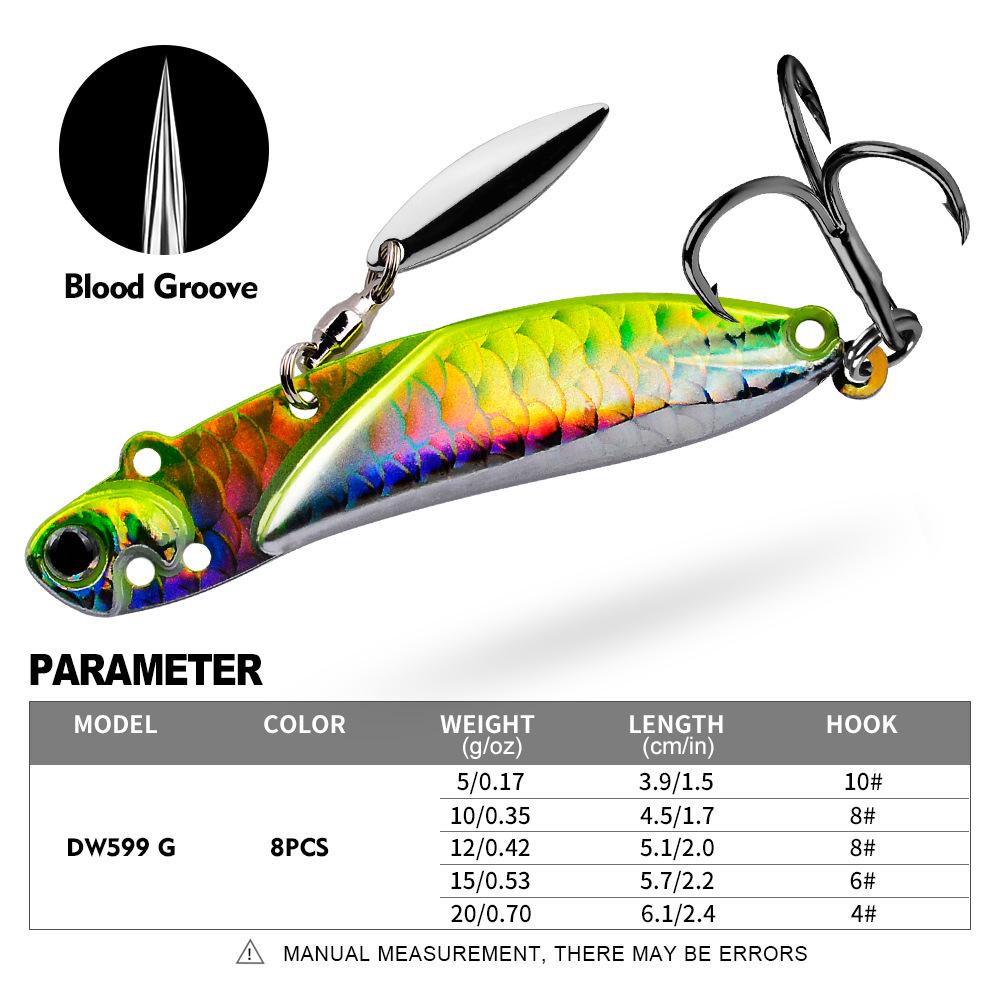 

Дальнобойная металлическая блесна для джиггинга - вращающаяся биомиметическая приманка для ловли судака в море. 20g