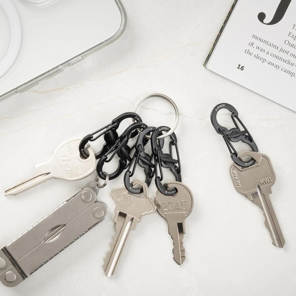 NITEIZE Esbiner Microlock Black 5 Pack