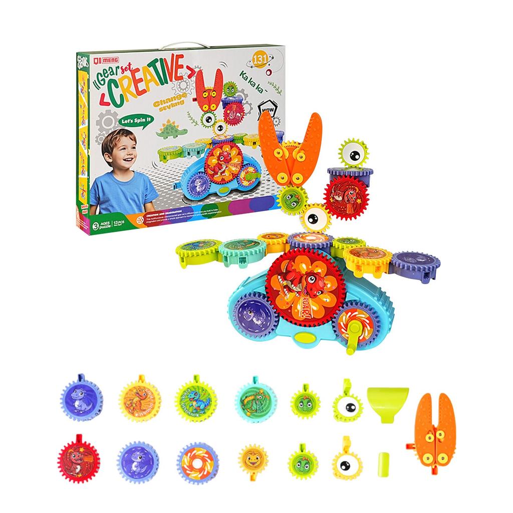 Electric Building Variable Gear Spinning Educational Toys