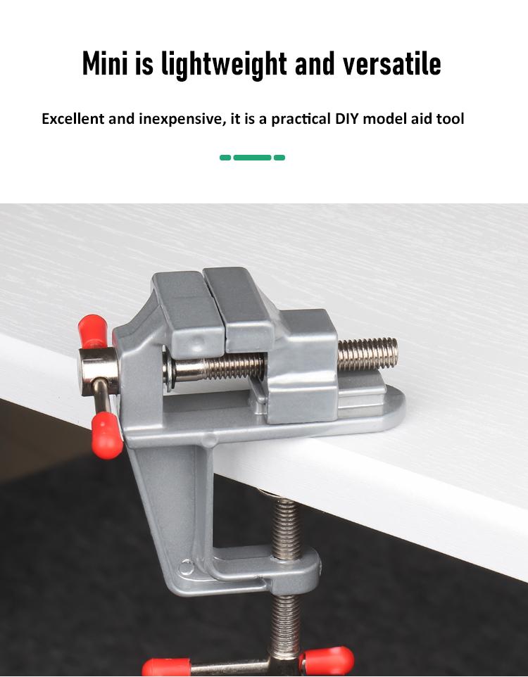 Mini  Muliti-Funcational Bench Vise  quot Aluminum Miniature Small Jewelers Hobby Clamp On Table Flat Pliers Tool Vice