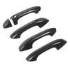 Exterior Door Handle Cover Carbon Fiber Pattern Outside Door Handle Decoration Trim Replacement for