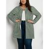 QICED Damen Vintage Casual Herbst Winter Langarm Jacken & Mäntel