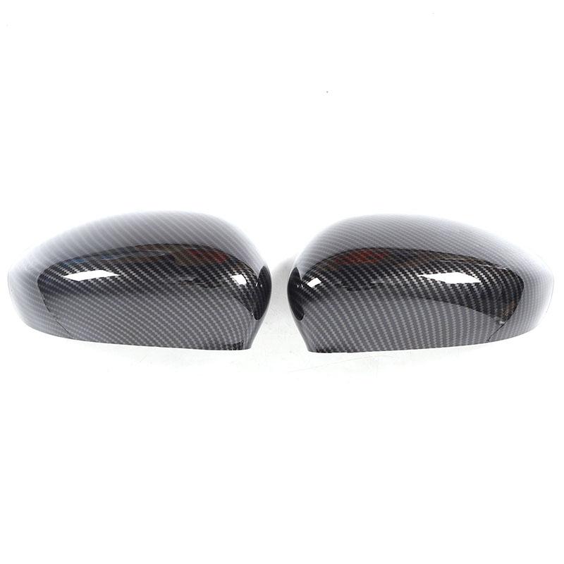 For Fiat 500 rearview mirror cover, car side rearview mirror protective case, decorative cover, ABS (change version) 2016 -2023