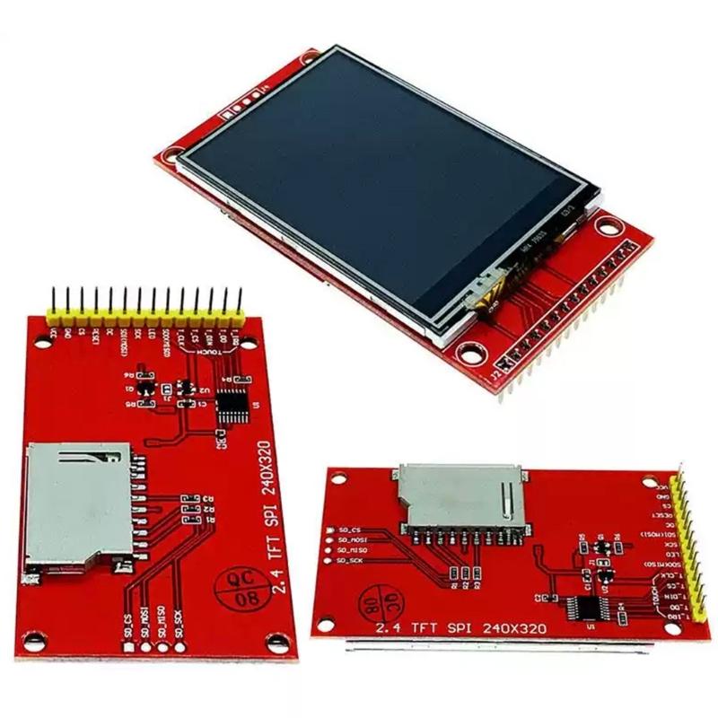 Small 2.4 Inch TFT Screen with SPI Interfaces Low Power Consumption Lcd Upgrades Ideal for Portable Devices & Projects
