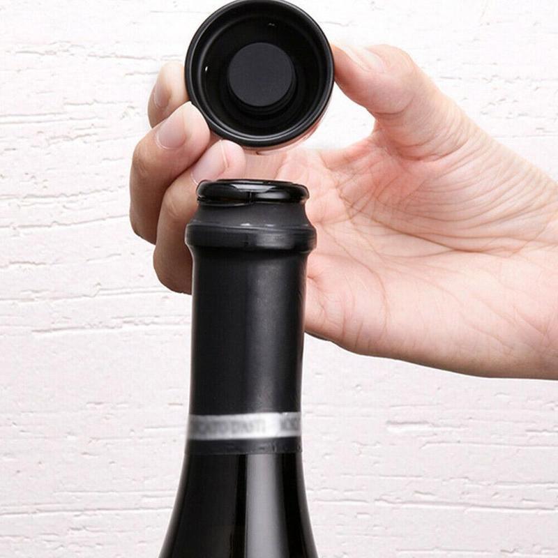 Vacuum Wine Stoppers Reusable Wine Bottle Stoppers Home Red Wine Fresh Keeping Tool Design Airtight Storage Container