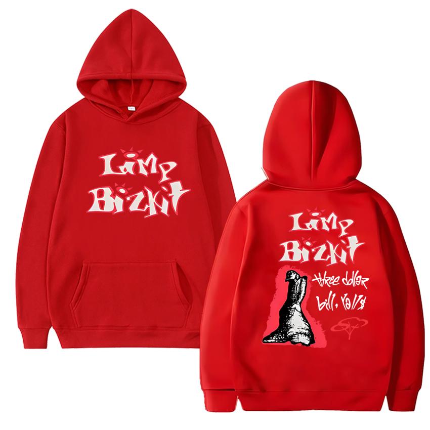 

2025 Новинка в Rock Band Limp Bizkit винтажный двусторонний принт уличная одежда Мужской женский флисовый повседневный худи Унисекс готическая толстовка S
