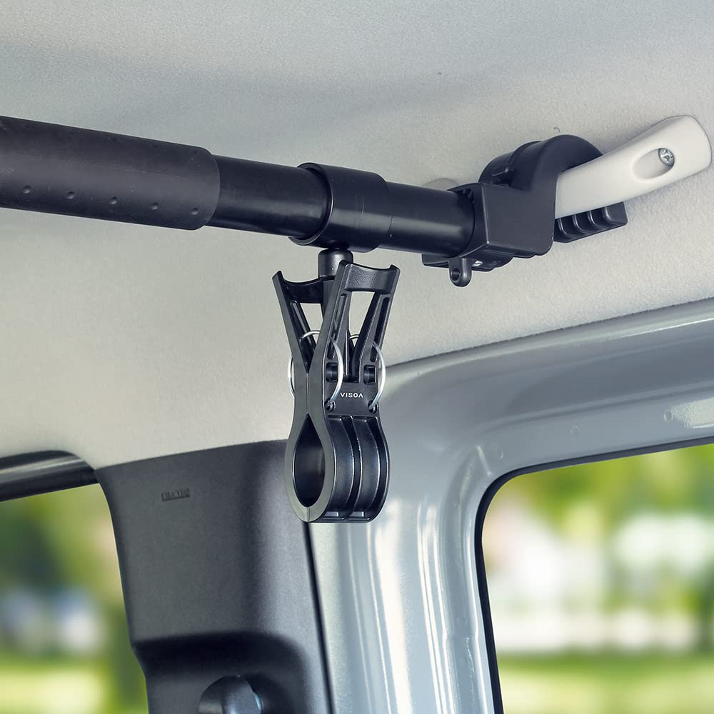 Tsuchiya YAC VISOA Grip Hook for Car Interior Black Multi-Bar U-A17 [Multi-Hook Bars]