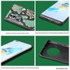 Genuine Leather Protective Cover with Cowhide Python Skin Pattern for OPPO Reno8 Pro Mobile Phone.