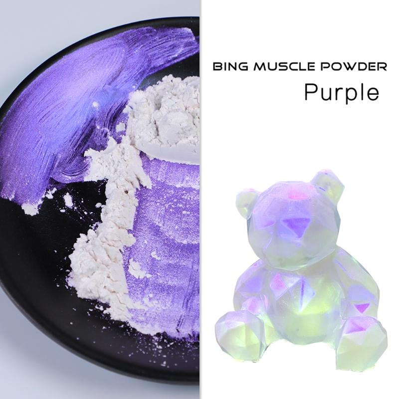 Glitter Powder Nails Highlighter Powder for Nail Art Gel Polish Mermaid Unicorn Face Powder Manicure Pigment Glitter