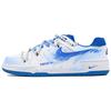 Full Force Low Top Skateboard Shoes Men's Blue White FB1362-105(Team211-Plus)