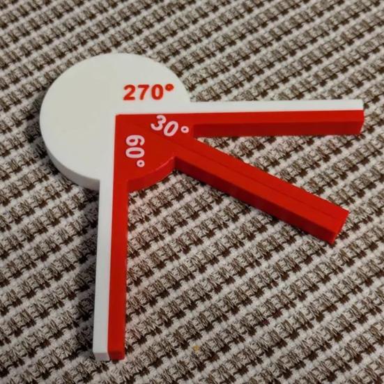 Angle Measuring Instruments Mathematics Teaching Tools Geometric Angle Display Recognition Tools for Mathematics Learning Classroom Home Use