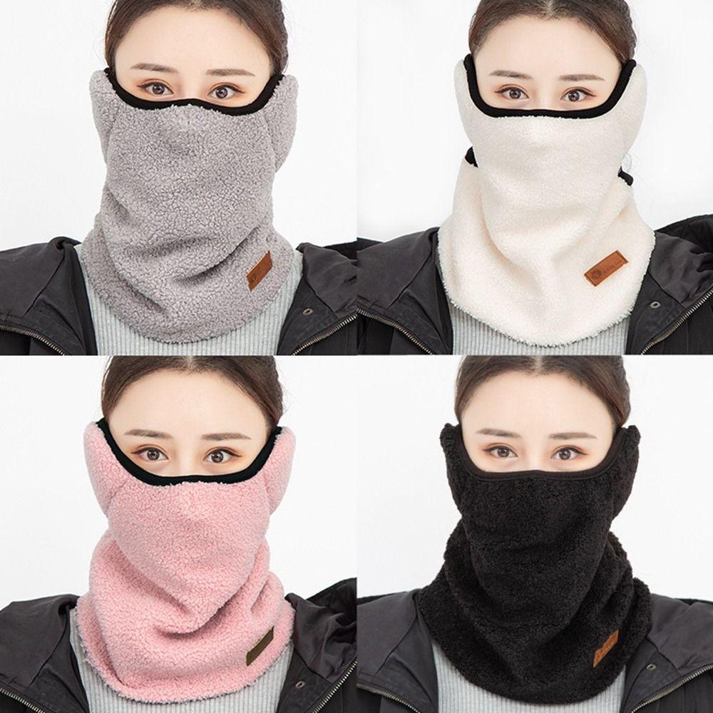 Neck Warmer Windproof Face Mask Neck Tube Scarf Women Scarf Winter Neck Mask Cycling Face Scarf