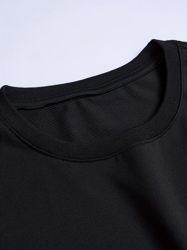 European size Summer Men's Fashion Pattern Short Sleeve T-Shirt with Letter Print Funny Fashionable Crew Neck Tee Tops for Men