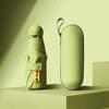 New Macaron Color Five-Fold Ultra-Light Sun Protection Compact Mini Umbrella with Buckle Handle