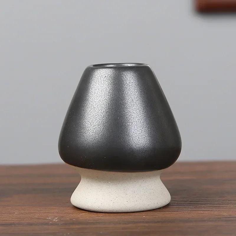 Japanese Ceramic Chasen Holder Green Tea Matcha Brush Stand Bowl Bamboo Whisk Grinder Brushes Tea Tools Tea Accessories Teaware
