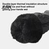 Ergonomic Snow Shovel for Winter Car with Built-in Glove, Integrated Ice Scraper Mitt Durable Truck Windshield Windshield, Portable Frost Removal Tool