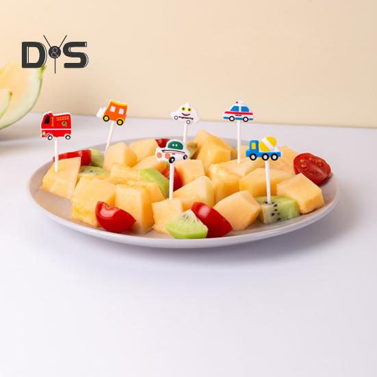 6/8/10 Stück Obstgabeln in Lebensmittelqualität, wiederverwendet, süße Lunch-Bento-Box, Obstgabeln