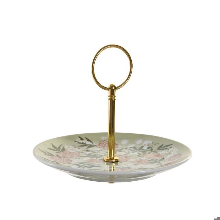 Corbeille à fruits - DKD HOME DECOR - Métal et porcelaine - Vert et beige - Élégante - Pour adultes