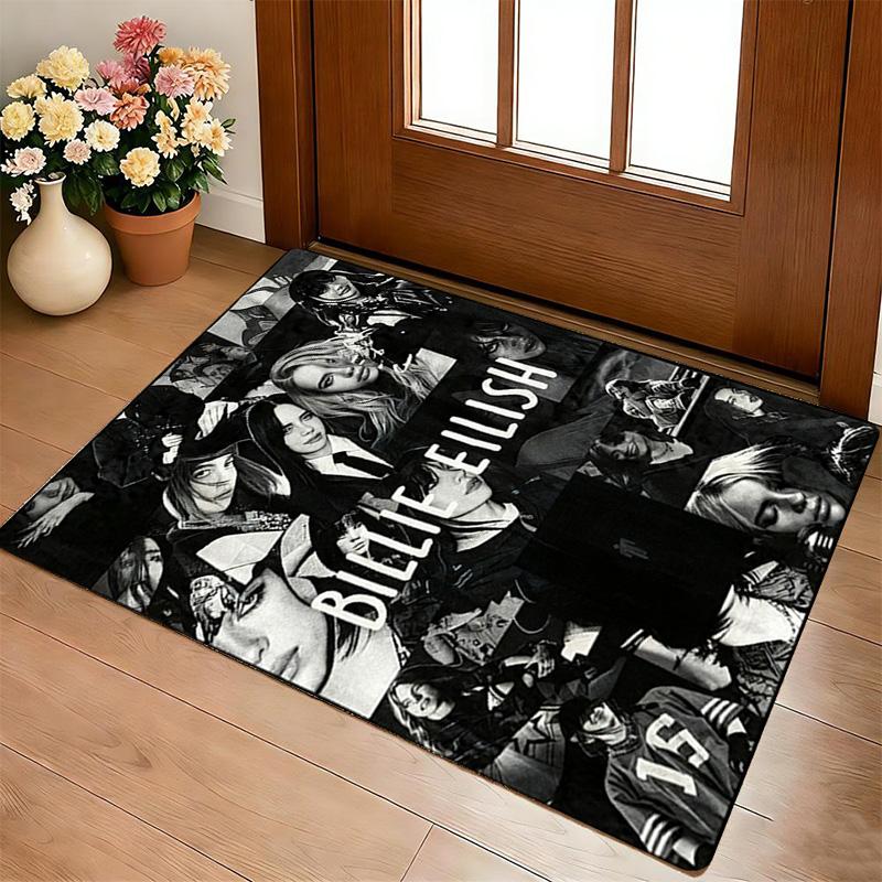 Billie Eilish Living Room Nonslip Area Rug Soft Carpet For Bedroom Game Playroom Sofa Office Home Decor Doormat Christmas Gift C9261127