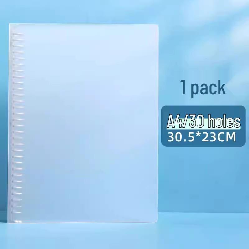 B5 26-Hole Loose-Leaf Notebook Refill, Detachable A4 Horizontal Line Grid Paper