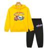 Boys Girl Hooded Sets Super Kitties Anime Hoodie Fleece Sweatshirt Cat Jacket 2pcs Pullover+pant Autumn Kids Boutique Clothes