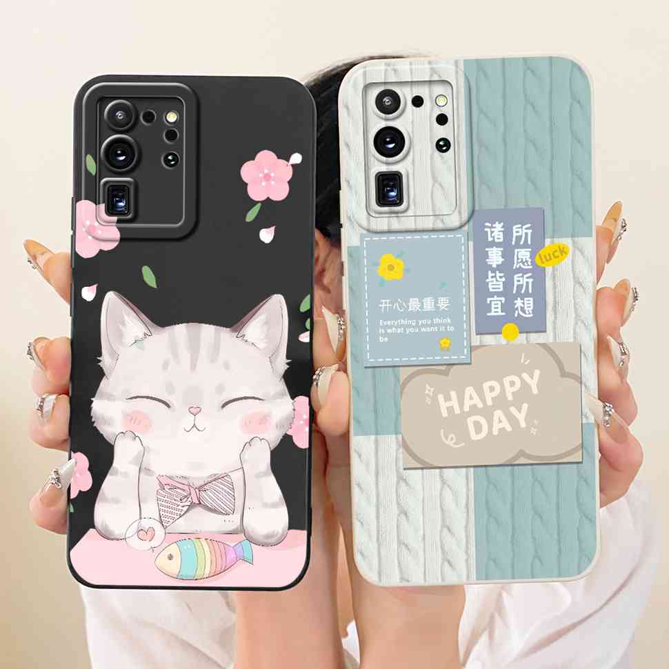 For Samsung Galaxy S20 Ultra Case Fashion Cartoon Rabbit Silicone Back Cover For Samsung S20 Ultra 4G 5G Bumper Phone Cases