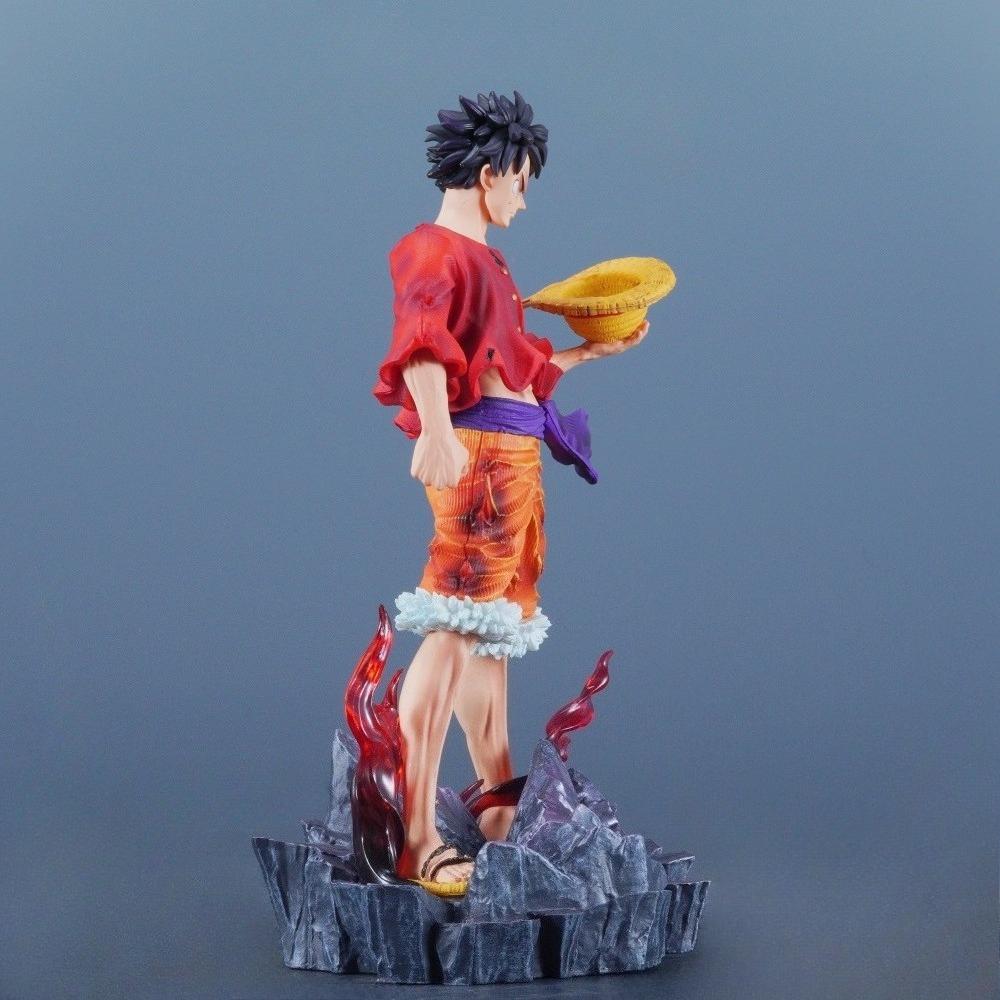 24cm/9.45in Anime ONE PIECE Figure Monkey D Luffy Action Figures Pvc Statue Desktop Ornamen Collection Model Toys Gifts
