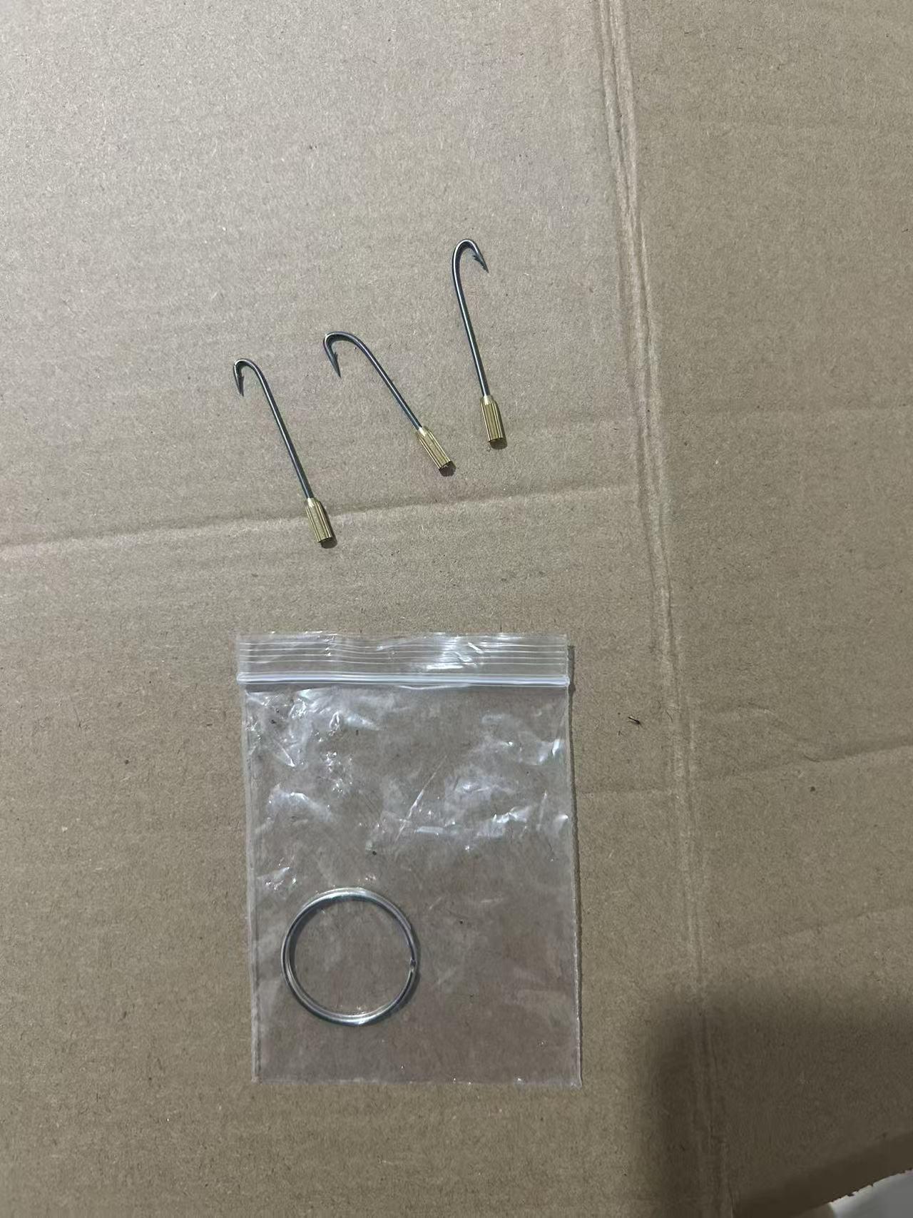 360° Rotating Stainless Steel Telescopic Barbed Eel Hook for Fishing