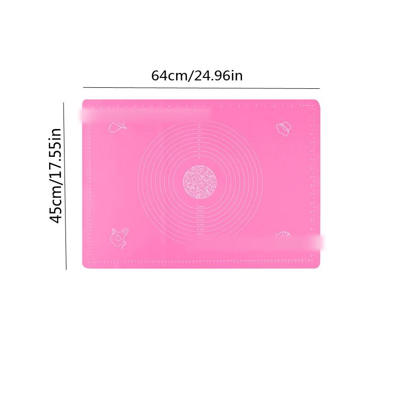 Silicone Baking Mat Thicken Pizza Dough Maker Pastry Kitchen Gadgets Cooking Tools Utensils Bakeware Kneading Accessories