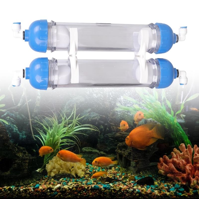 T33 Double Stage Filter Housing For Aquarium Maintenance Clear Water Solution Plastic DIY Design