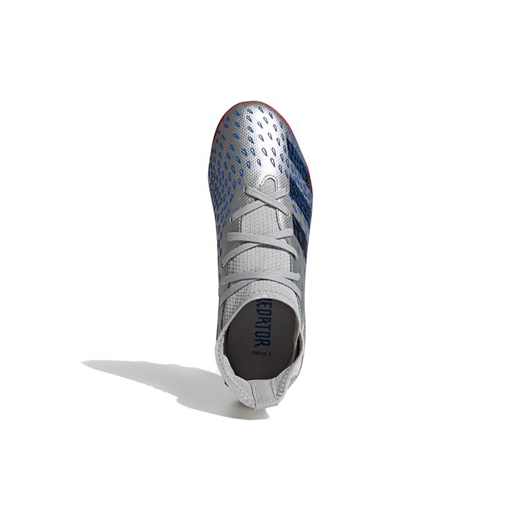 Adidas Ult Predator Freak.3 Multi Ground Boots Kids Football Boots Silver Gray FY7625