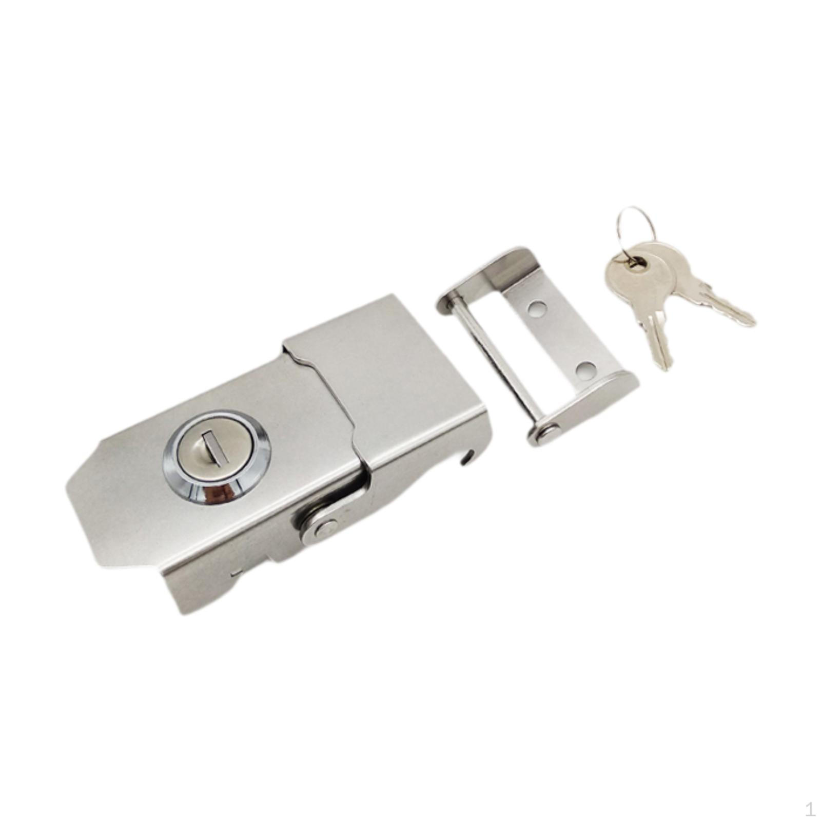 Замок заднего кофра мотоцикла с набором ключей для алюминиевого ящика для хранения, сверхпрочная посадка, простая установка, 11cmx5cm