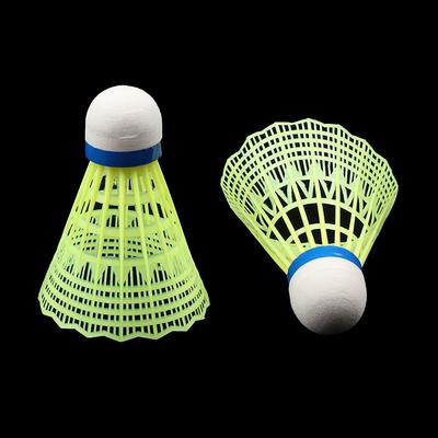 1Pcs Lighting Badminton Head Led Luminous Colorful Goose Feather Shuttlecock Outdoor Sports Entertainment Night Training Ball
