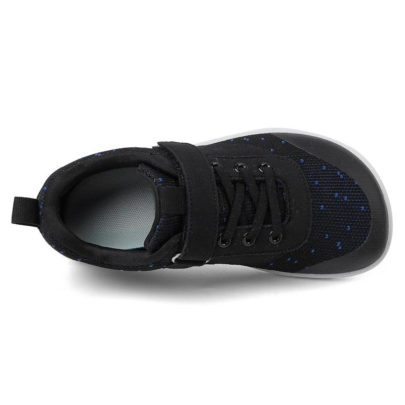 New Boys Girls Sneakers Kids Wide Barefoot Shoes Naturally Splay Shoes Toddler Little Big Kid 25Foot length 15CM