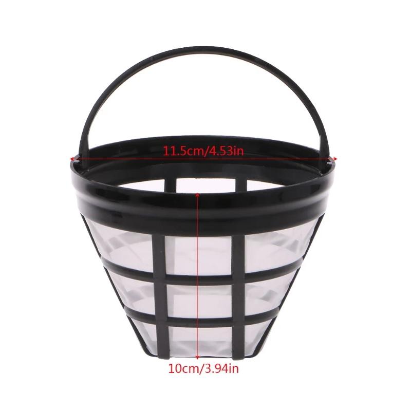 Filtro per caffè riutilizzabile, filtro per macchina da caffè, stile tazza, filtro a rete