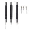 3pcs 0.7mm 0.8mm 0.9mm Pin Size Watch Band Link Remover Pin Punch Design with Alternative Needles Watch Pin Removal Tool
