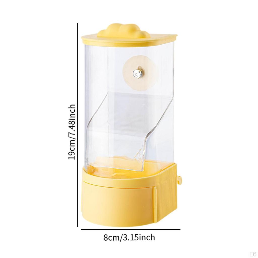 Vogelfutterspender für Papageien, Futterbehälter Nymphensittich und Wellensittich