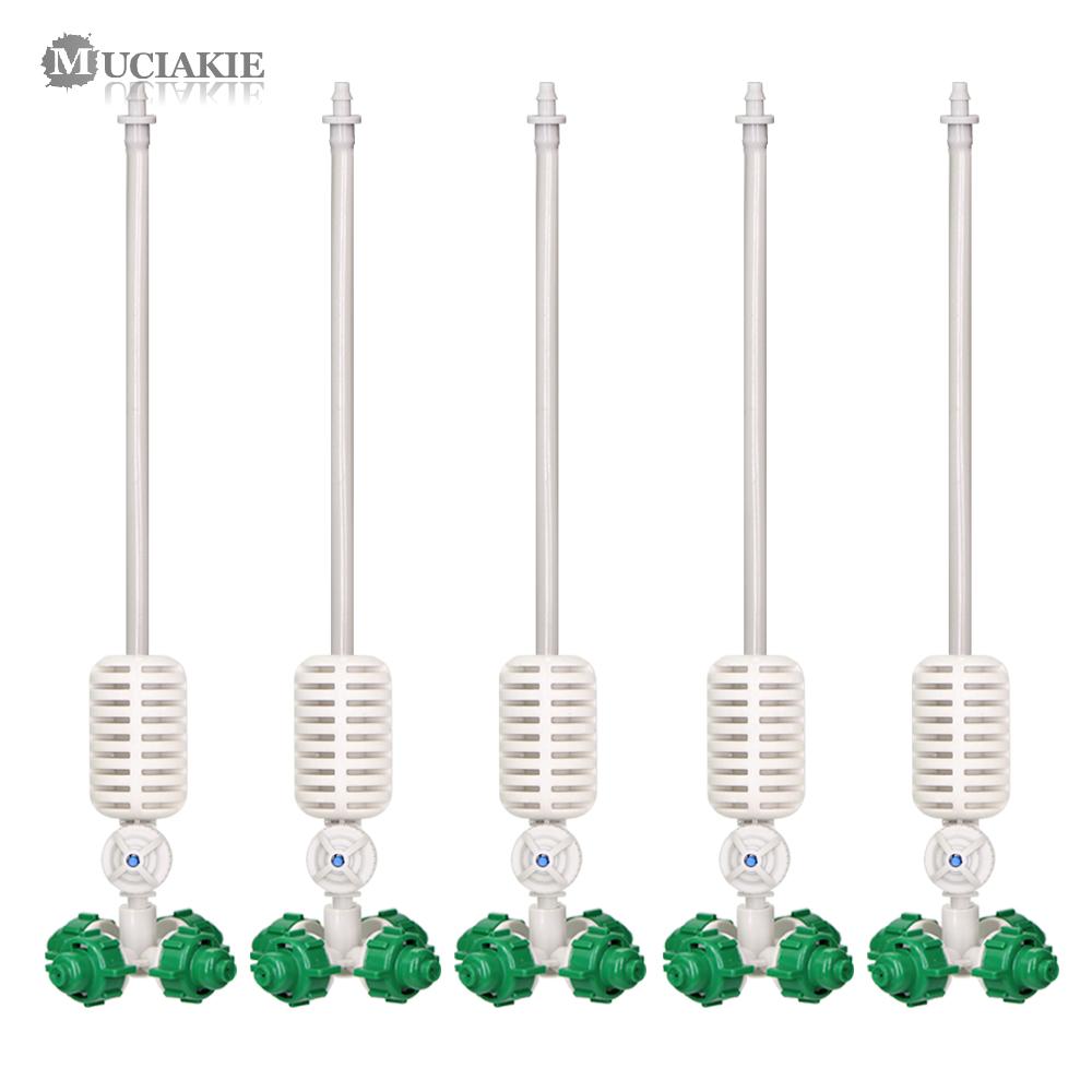 

Садовый подвесной перекрестный дождеватель с распылителем 40 л/ч, насадка с белым тяжелым молотком 1/4 50 см, серо-белый шланг с штуцером