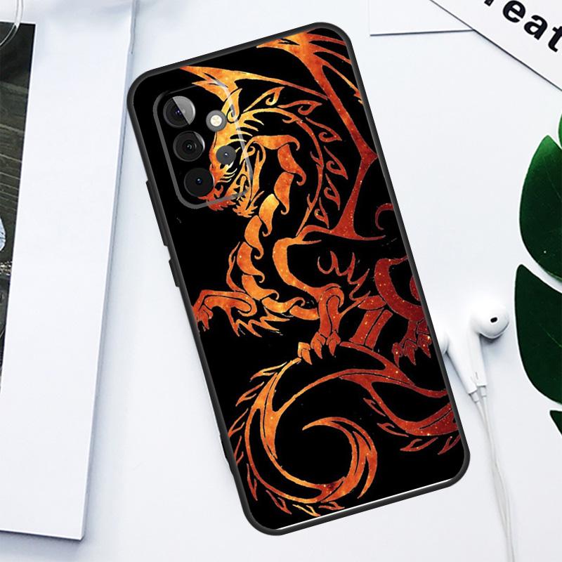 Asian Chinese Dragon For Samsung Galaxy A55 A54 A35 A15 A34 A14 A53 A33 A13 A05 A06 A16 A22 A32 A52 Phone Case