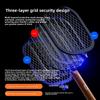 2-in-1 Electric Mosquito Swatter, Rechargeable Insect Killer Lamp for Home