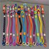 Korean Cute Colorful Mobile Phone Portable Anti-loss Lovely Knot Hand Bracelet For iPhone 16 Pro Max Samsung Flip 6 Coloed Rope