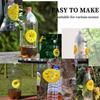 Wasp Trap -4Pcs Wasp Trap,Yellow Wasp Traps,Wasps Hornet Fruit Fly Trap Bee Shape Flying Wasp Traps