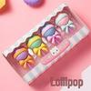 Sweet Donut Cartoon Eraser Set - Cute Stationery for Kids & Primary Students