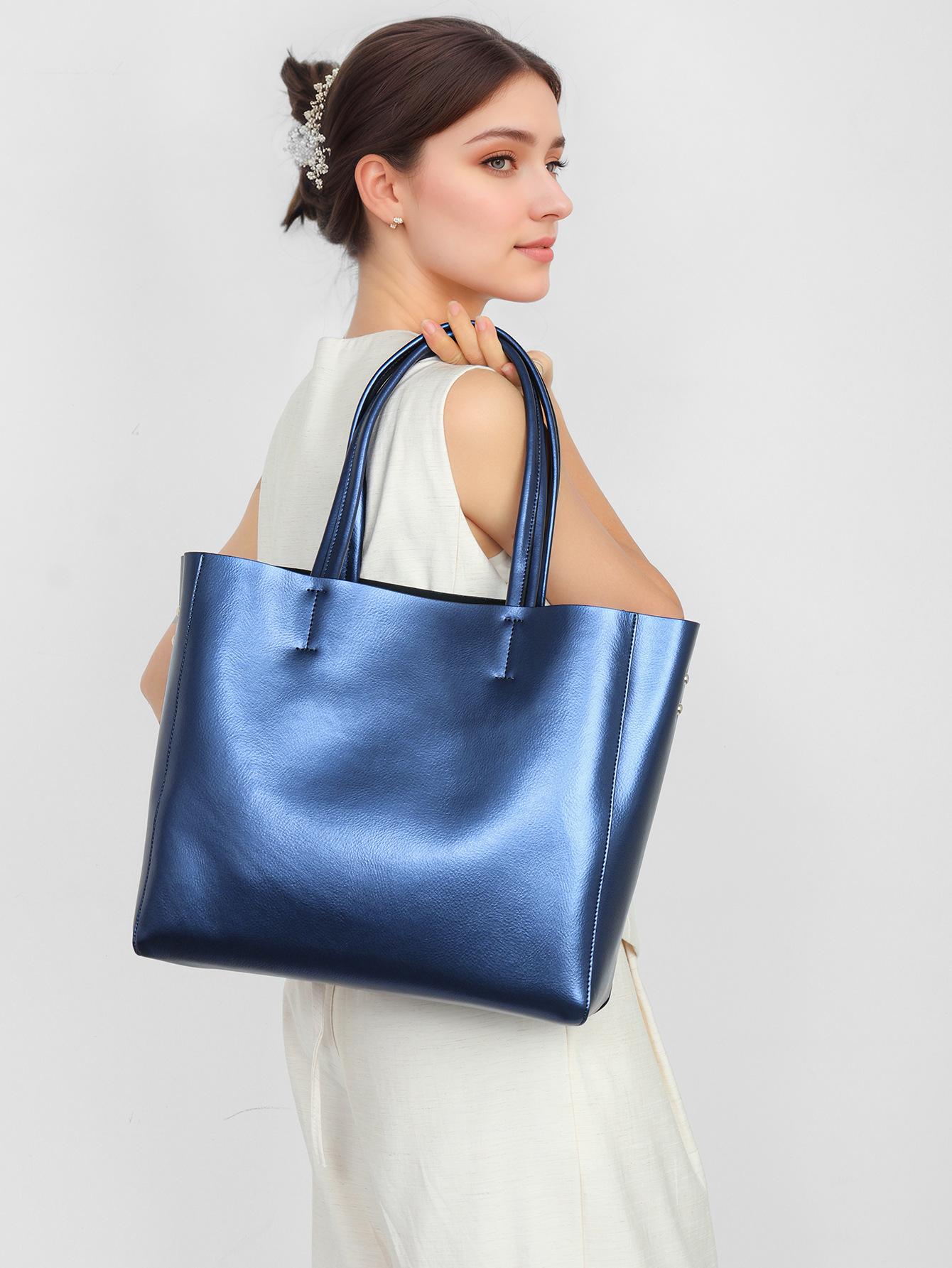 

Кожаные сумки большой вместимости для женщин, модные и стильные сумки из коровьей кожи для женских занятий и поездок на работу