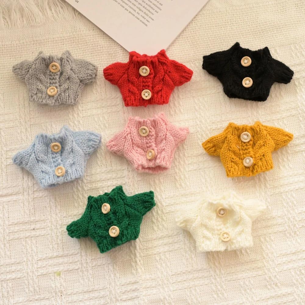 1 Stk. Heißverkauf 10cm Schulleiter Hundebekleidung Miniaturpullover für 1:8 Bjd Spielzeugpuppe Pullover Puppe Weihnachten Tragen Zubehör